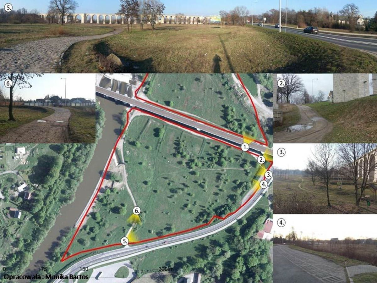 Strefa dla aktywnych w okolicach wiaduktu