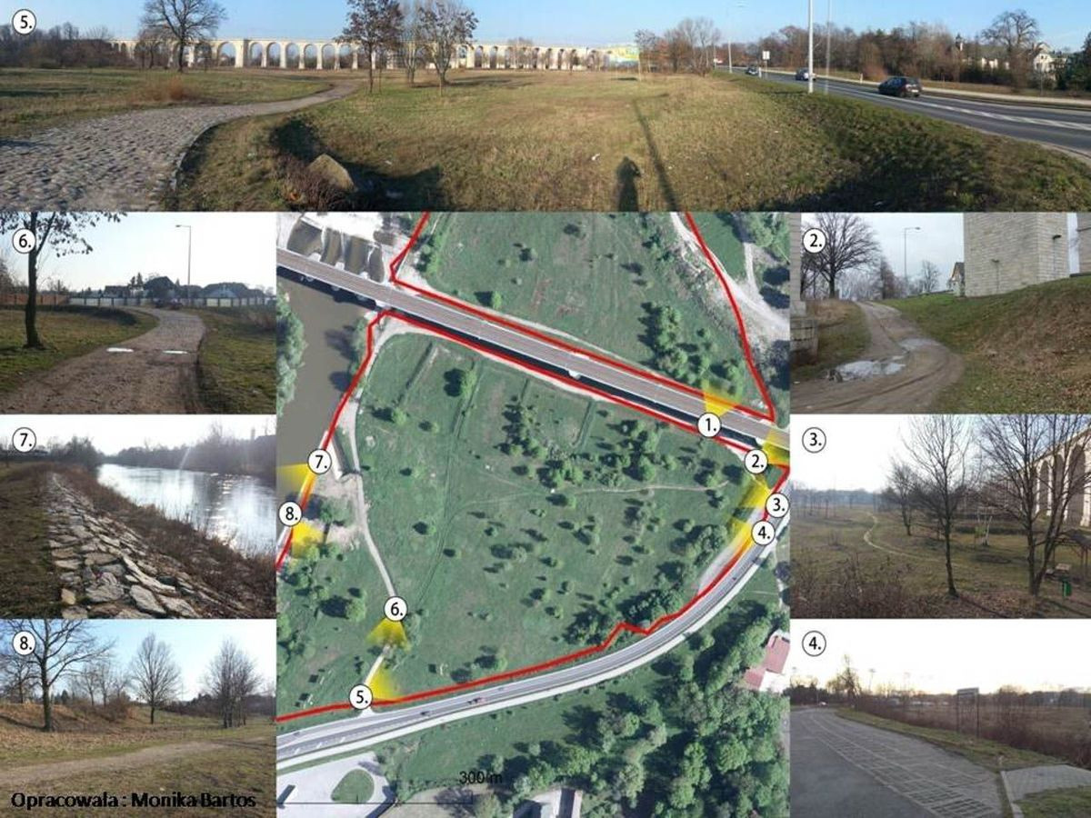 Strefa dla aktywnych w okolicach wiaduktu