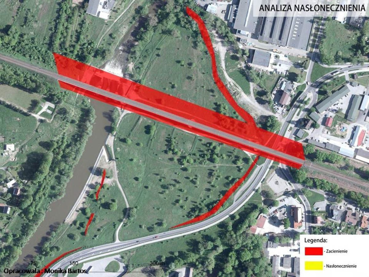 Strefa dla aktywnych w okolicach wiaduktu