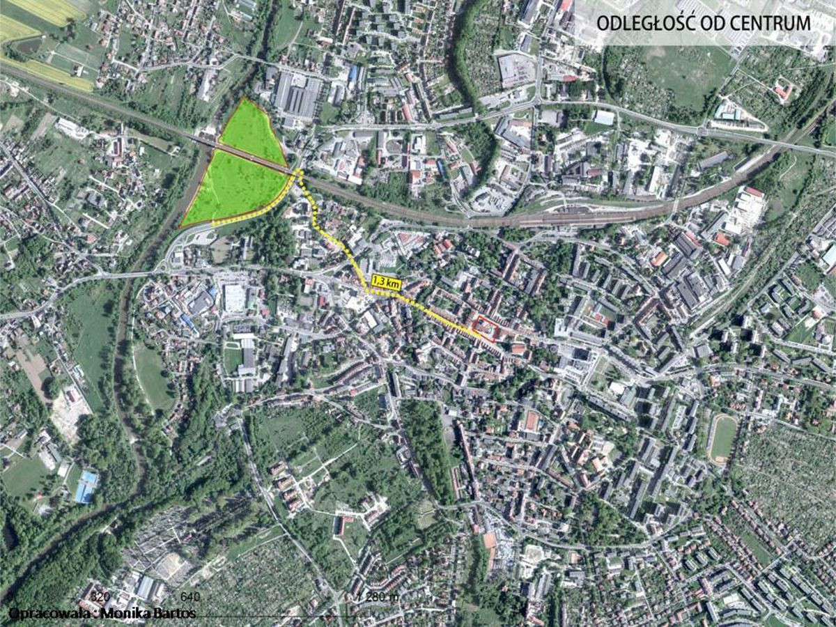 Strefa dla aktywnych w okolicach wiaduktu