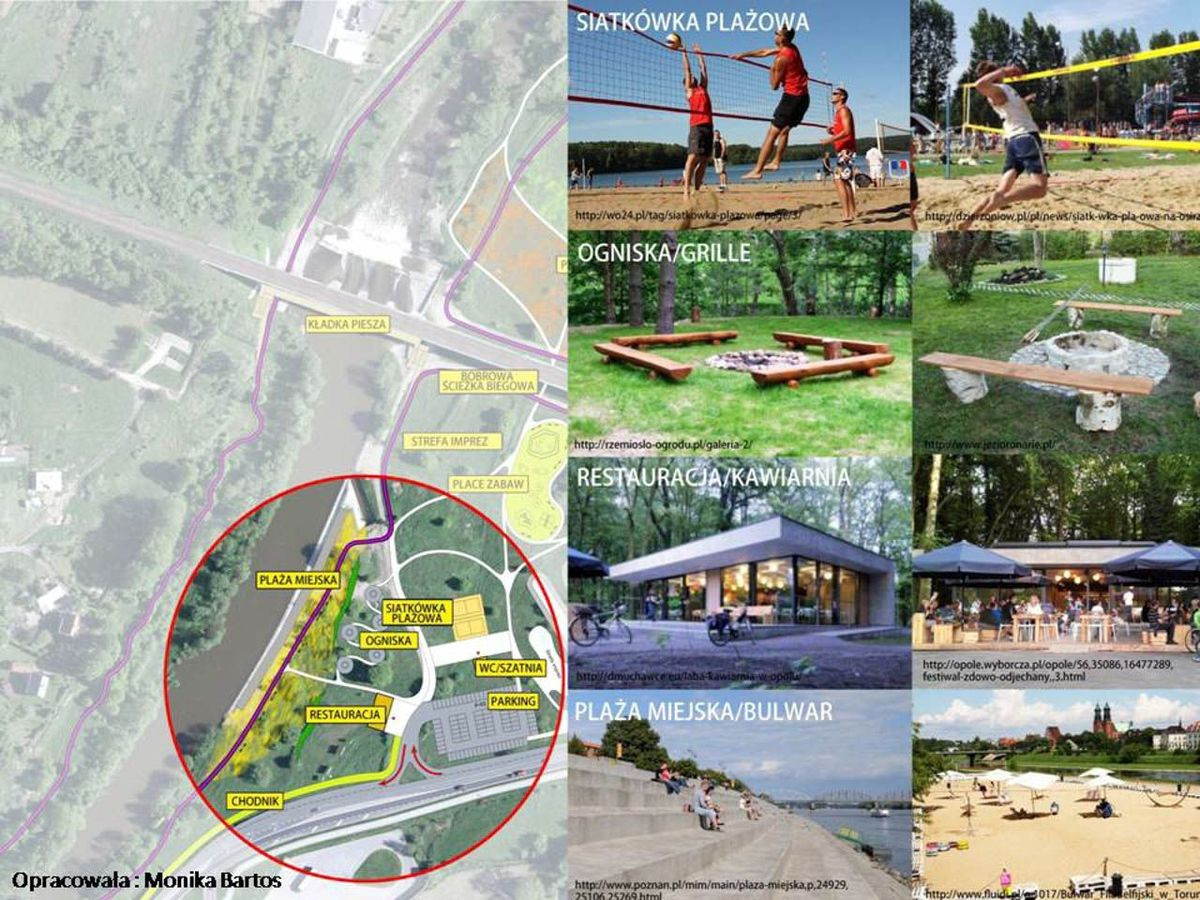 Strefa dla aktywnych w okolicach wiaduktu