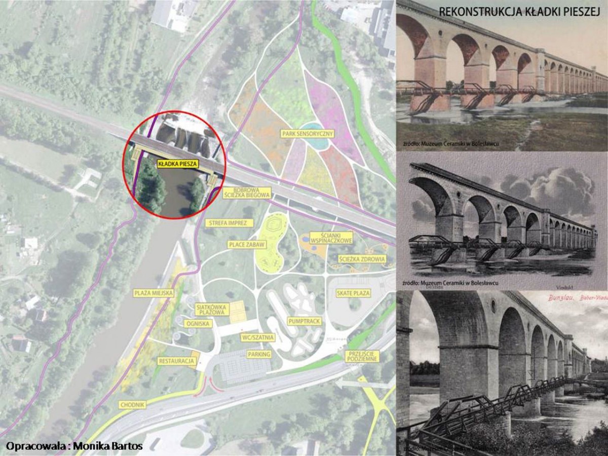 Strefa dla aktywnych w okolicach wiaduktu