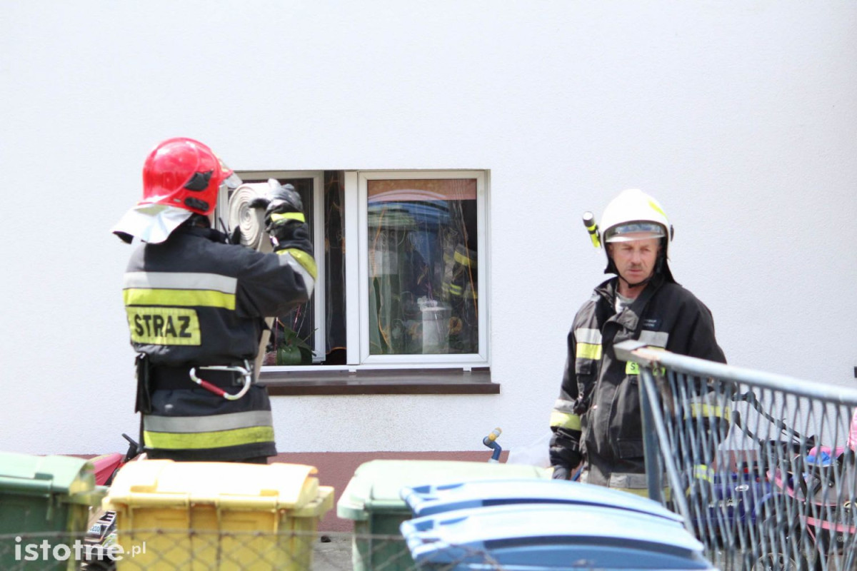 Pożar budynku w Warcie Bolesławieckiej