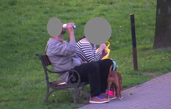 Ostentacyjnie piją alkohol w miejscach publicznych