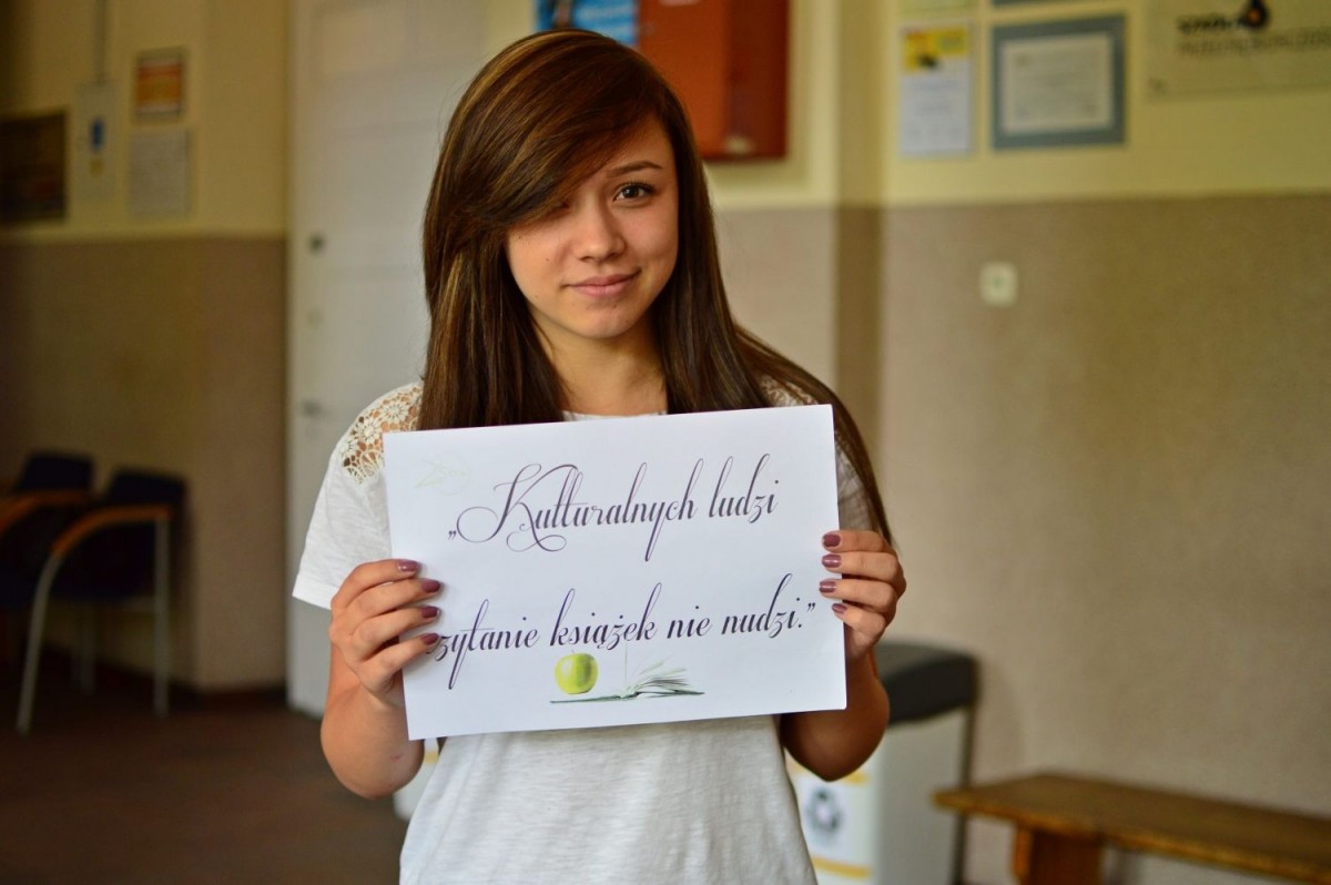 Świetna akcja ZSOiZ promująca czytelnictwo