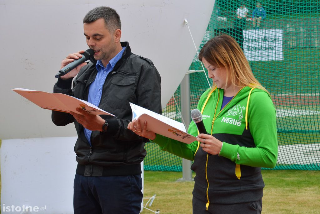 Eliminacje Nestle Cup na stadionie lekkoatletycznym