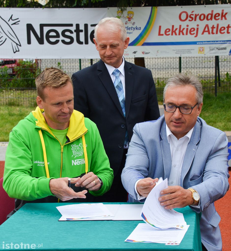 Eliminacje Nestle Cup na stadionie lekkoatletycznym