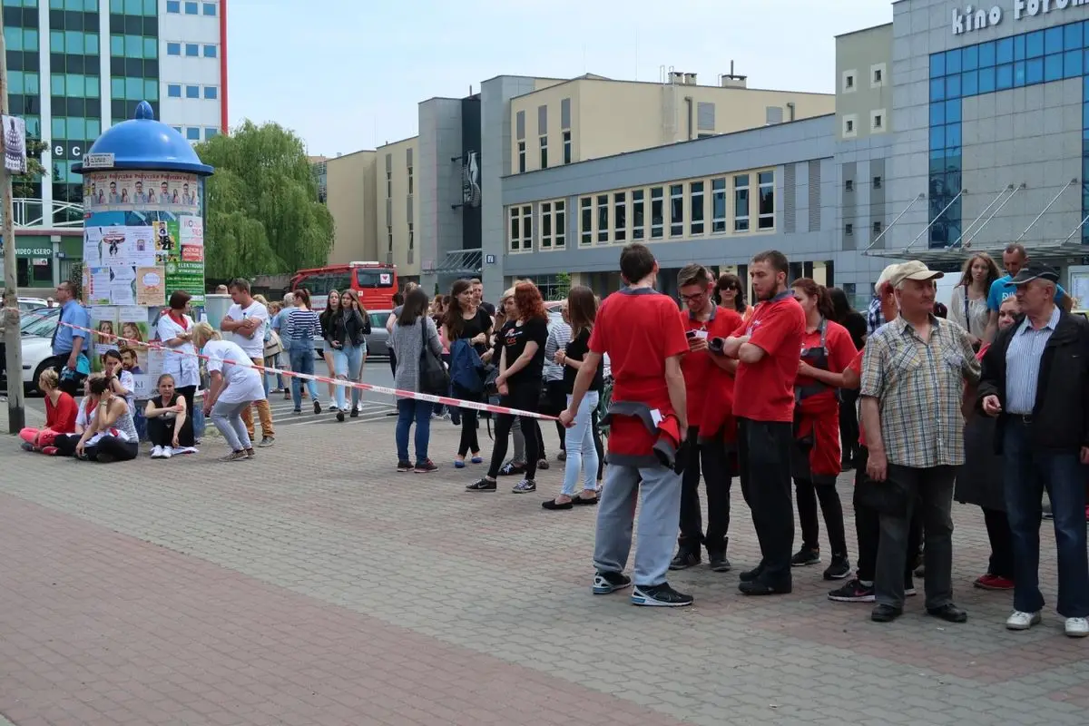Pożar w galerii City Center