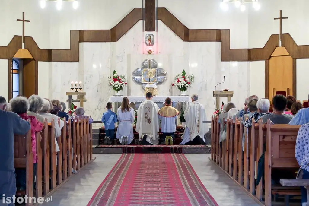 Nabożeństwo w kościele pw. Chrystusa Króla w Bolesławcu