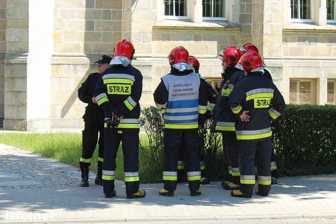 Alarm o podłożeniu bomby w sądzie