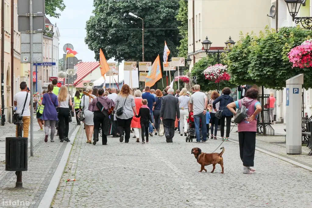 Uczestnicy marszu dla życia i rodziny