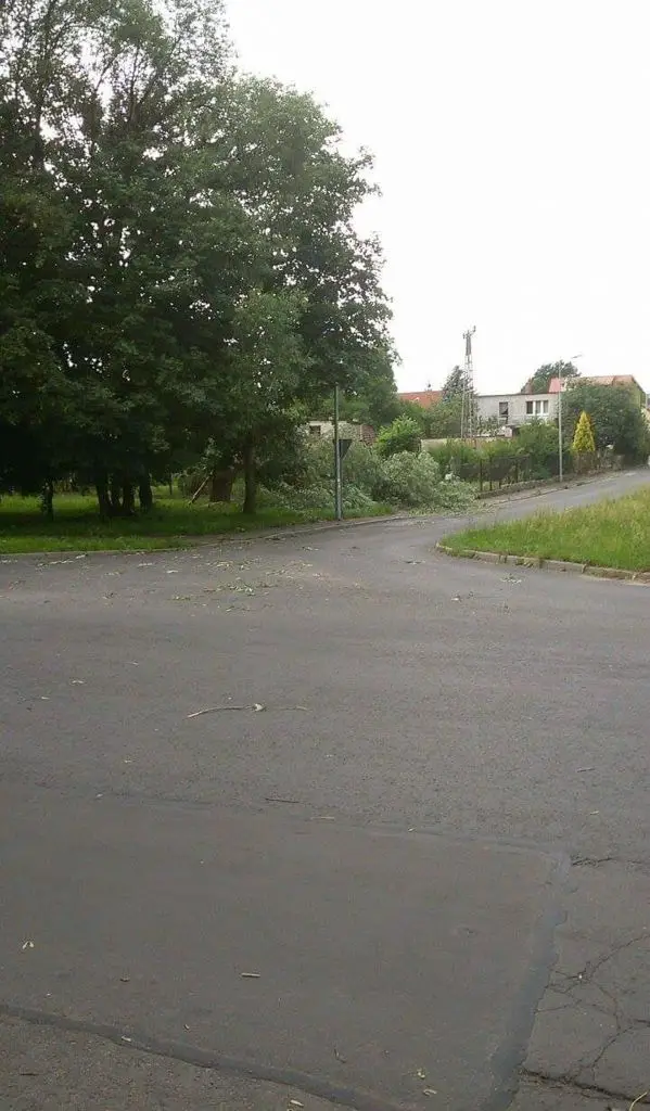 Wichura nad Bolesławcem
