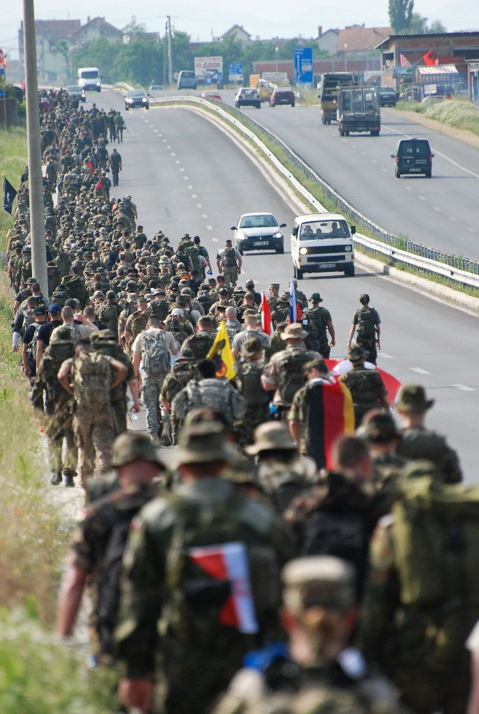 P. Lachowski i M. Pawłowski na podium Dancon March