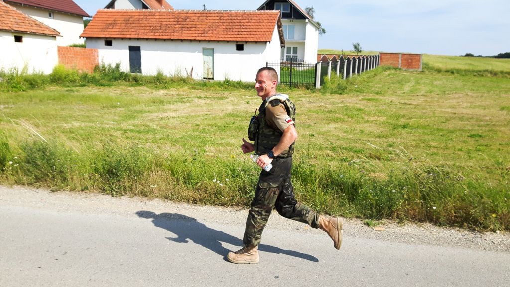 P. Lachowski i M. Pawłowski na podium Dancon March