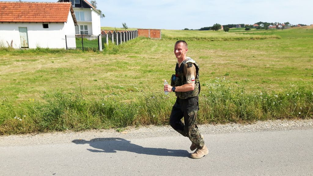 P. Lachowski i M. Pawłowski na podium Dancon March