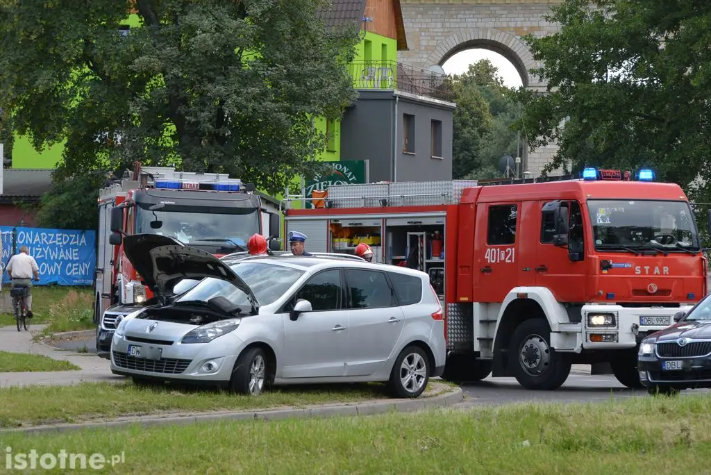 Kolizja na skrzyżowaniu Wróblewskiego i Dolne Młyny
