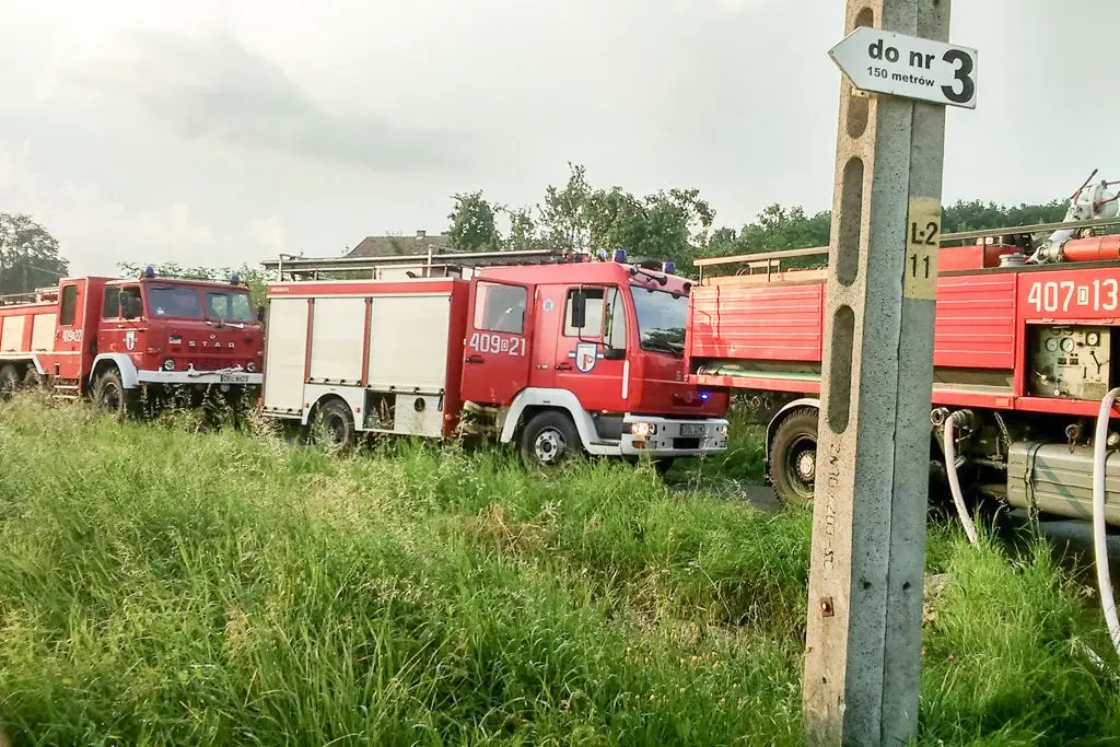Pożar w Nowych Jaroszowicach