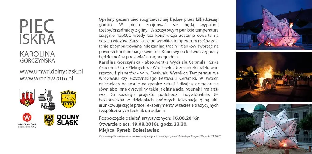 Via Sudetica: piec Iskra powstaje w Bolesławcu