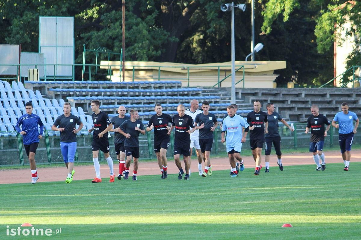 Seniorzy BKS w czasie treningu