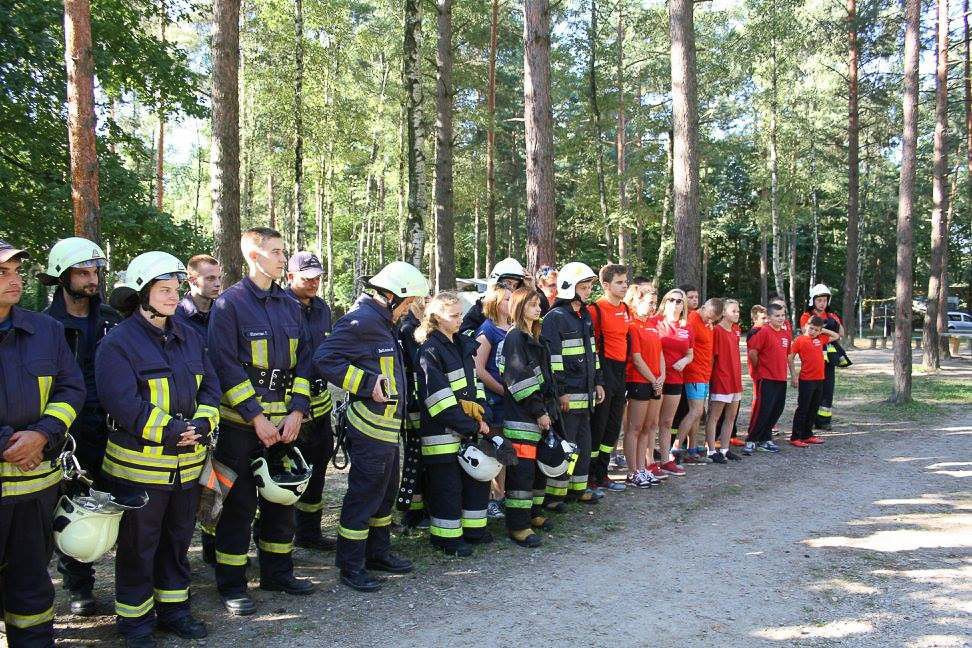 Druhowie z Czernej na manewrach pożarniczych w Saksonii