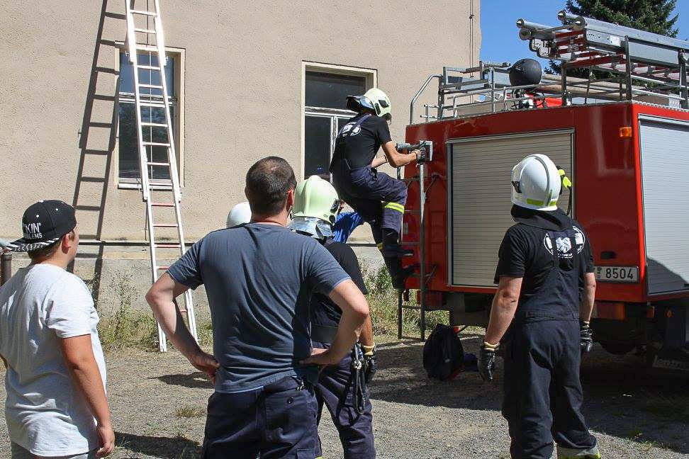 Druhowie z Czernej na manewrach pożarniczych w Saksonii