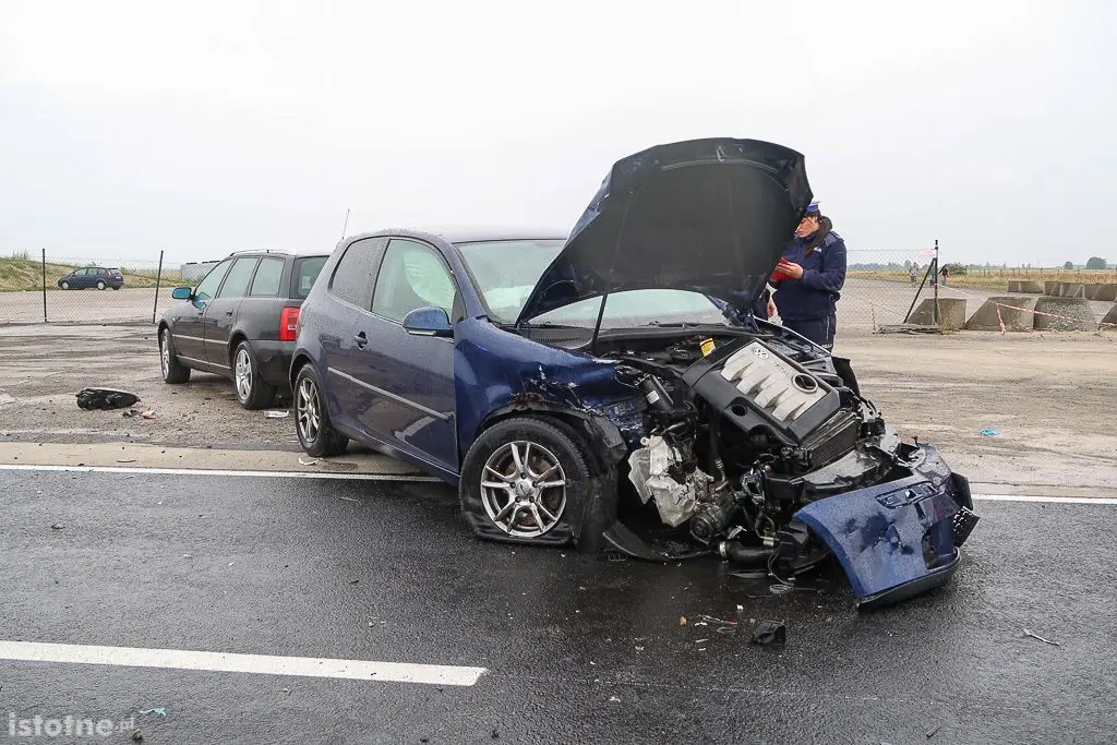 Wypadek przy lądowisku Krzywa