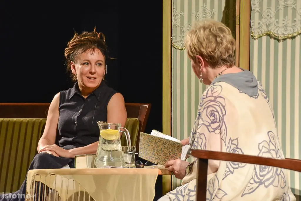 Olga Tokarczuk w Teatrze Starym w Bolesławcu