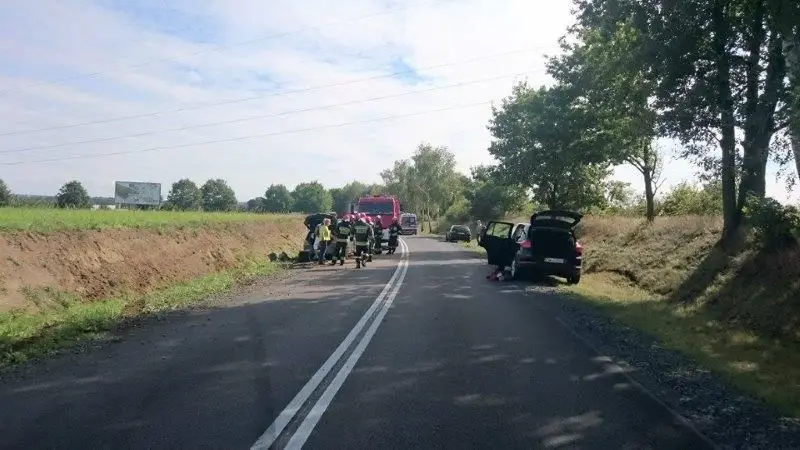 Wypadek pod Bolesławcem – jedna osoba ranna