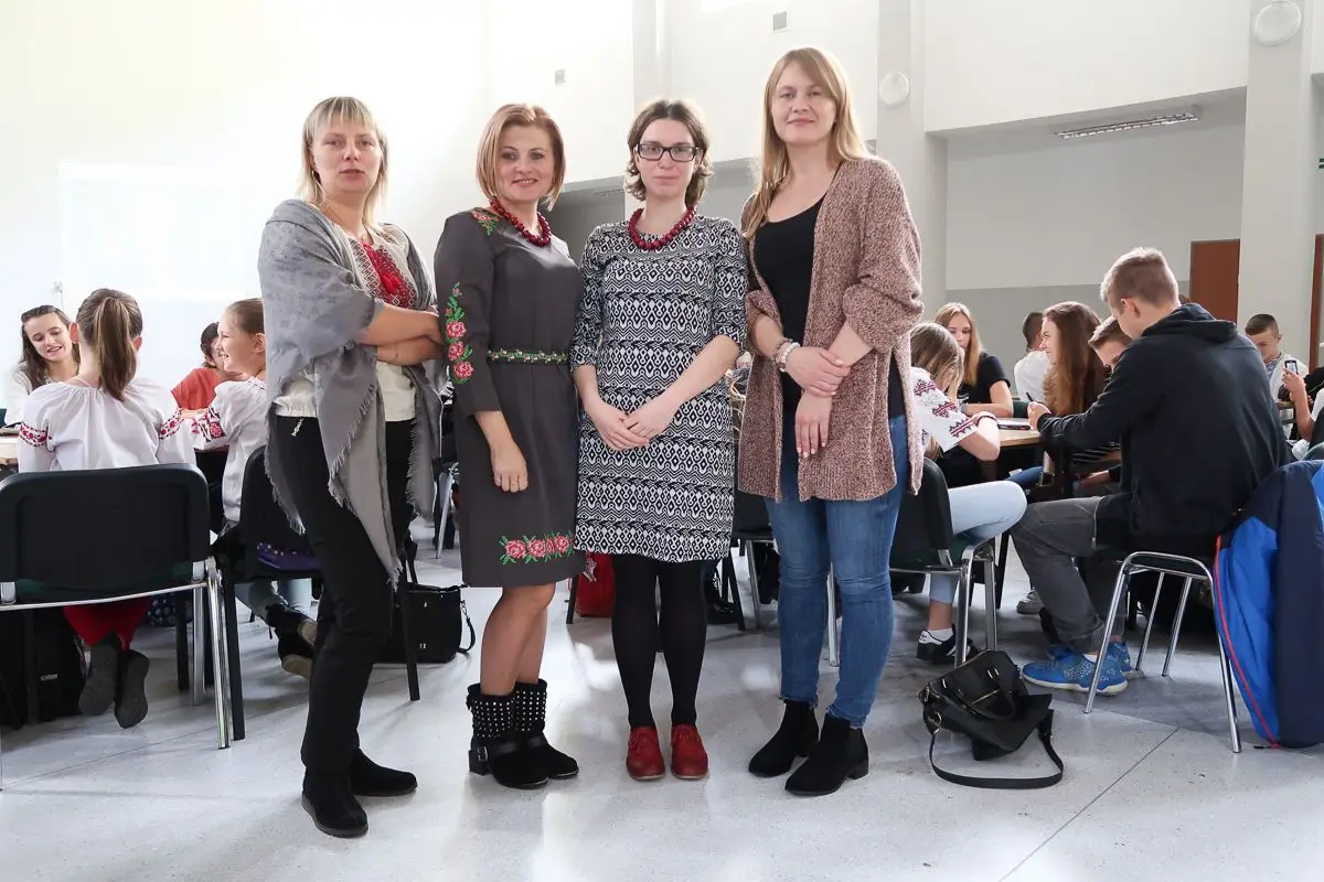 Opiekunki warsztatów: (od lewej) Agnieszka Gerwatowska, Martyna Daczkowska, Alina Pieniszczuk, Svitlana Bondaruk