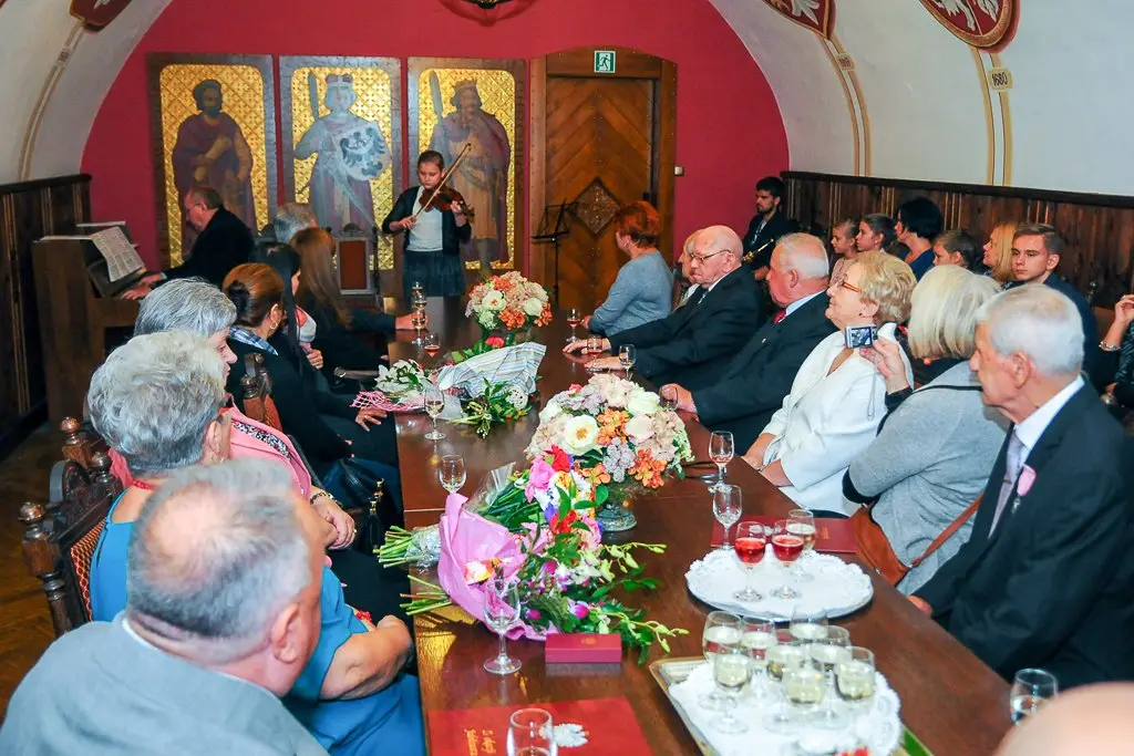 Państwo Majchrowiczowie i Romanowiczowie świętowali złote gody
