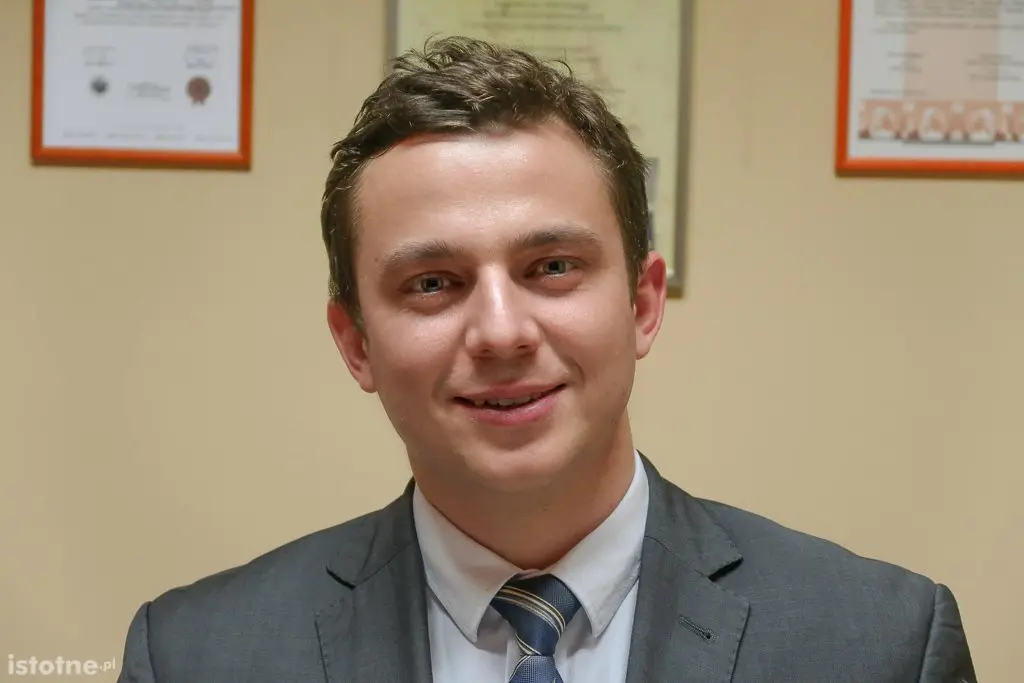 Jakub Wróblewski na spotkaniu Uniwersytetu Trzeciego Wieku