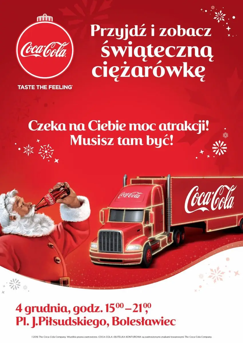 Bolesławiec na świątecznej trasie ciężarówek Coca-Coli!