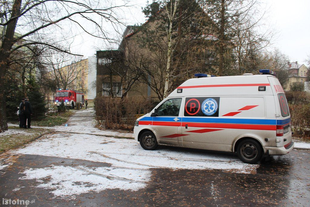 Akcja strażaków przy al. Tysiąclecia