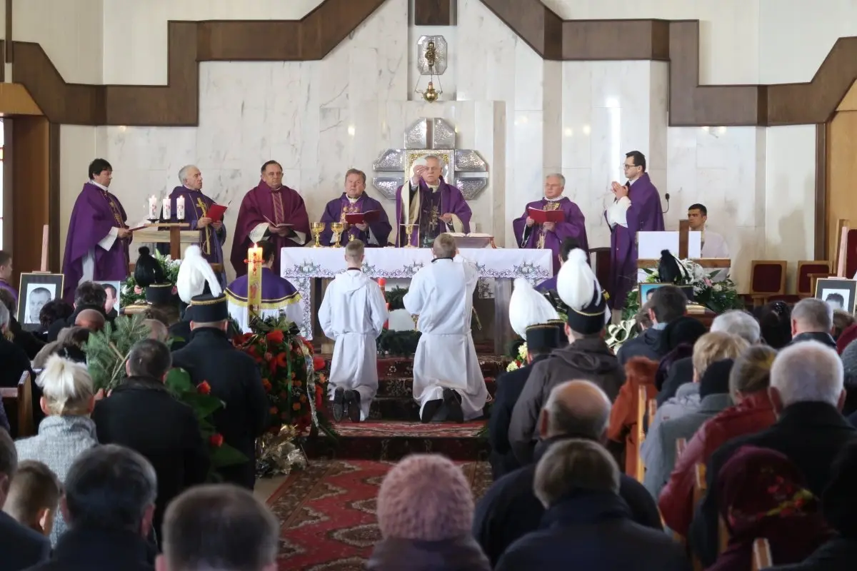 Msza żałobna za górników