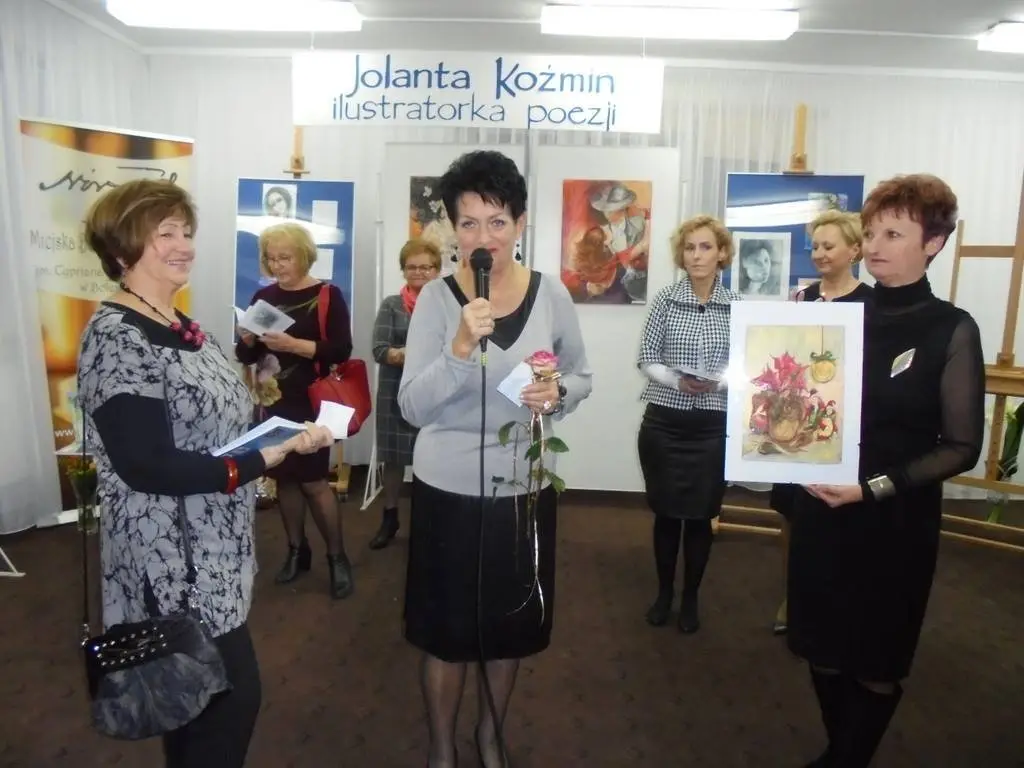 Wernisaż prac Jolanty Koźmin