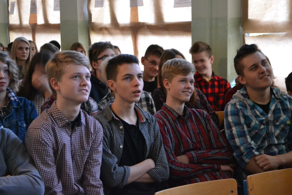 35. rocznica wprowadzenia stanu wojennego, uroczystości w Gimnazjum Samorządowym nr 2