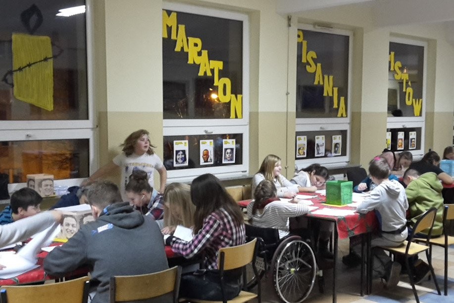 1011 listów dla Amnesty International w Miejskim Zespole Szkół nr 3