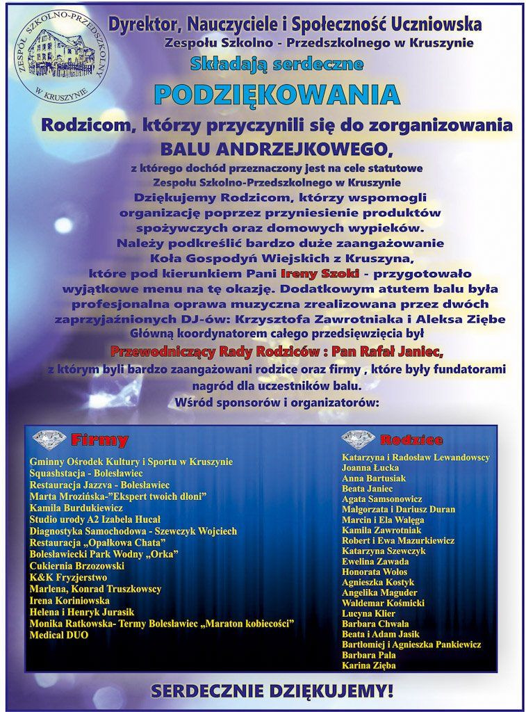 Zabawa andrzejkowa w Kruszynie