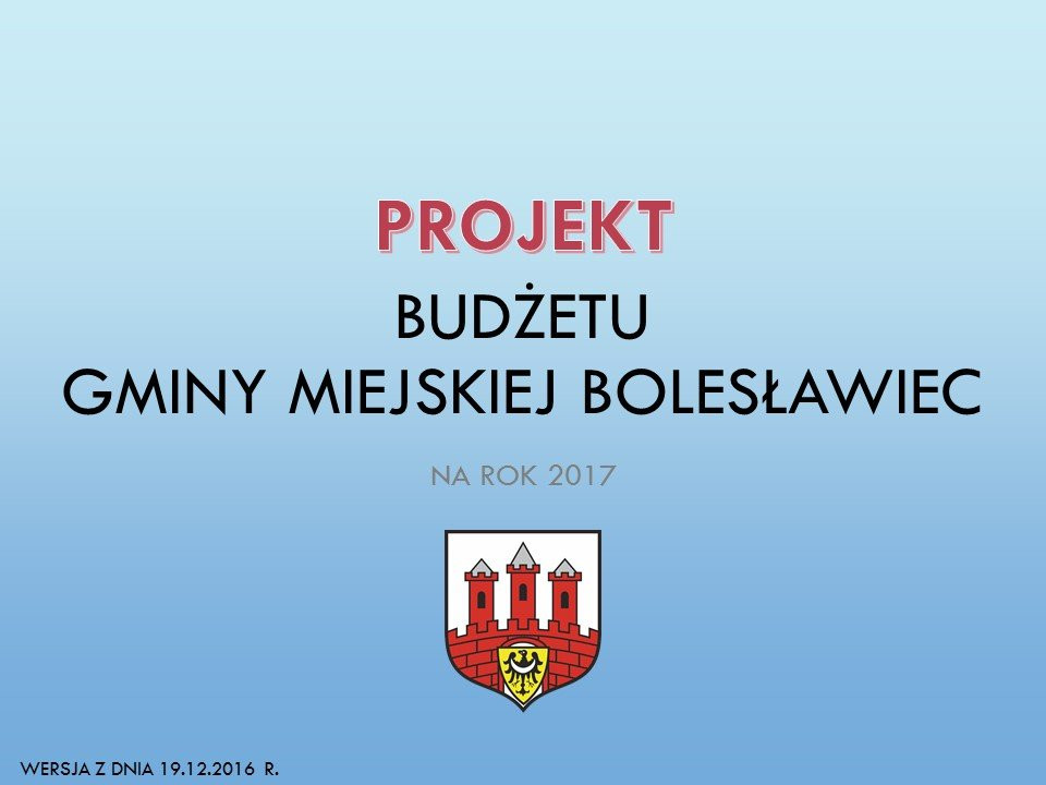 Przyszłoroczny budżet Bolesławca uchwalony