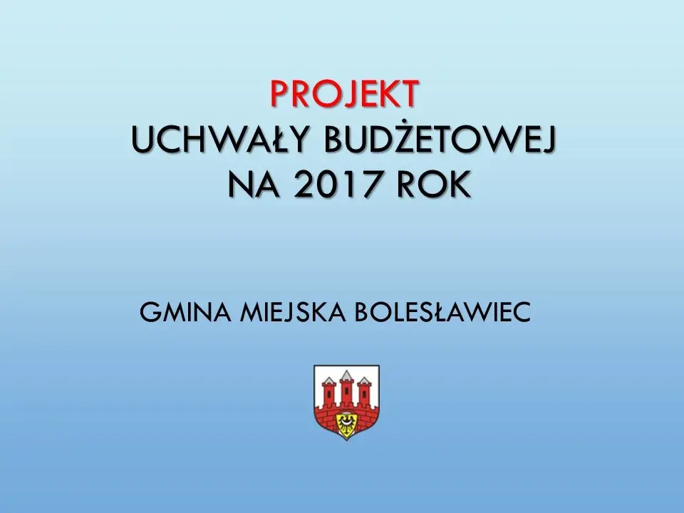 Przyszłoroczny budżet Bolesławca uchwalony
