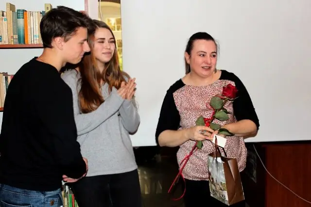 Biblioteka szkolna ZSOiZ gościła Grażynę Hanaf