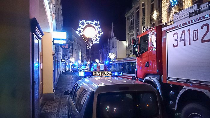 Pożar w hotelu w drugi dzień świąt