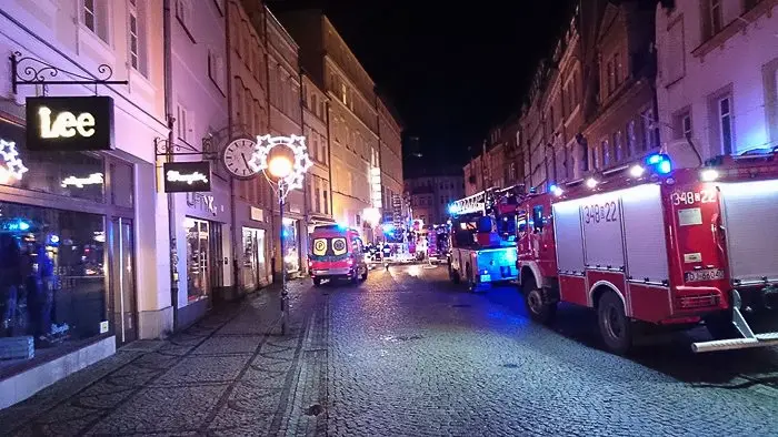 Pożar w hotelu w drugi dzień świąt