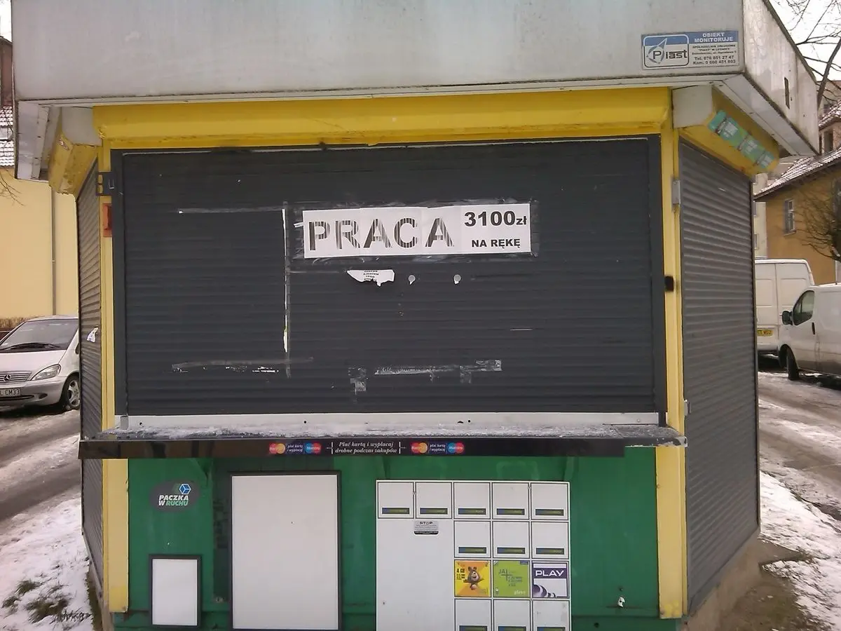 Praca w kiosku 3100 zł na rękę