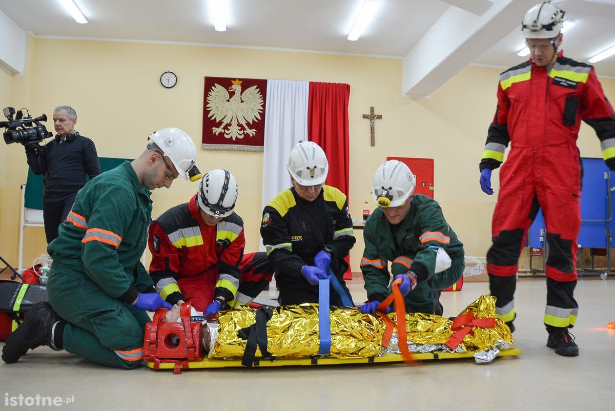 Ratownicy górniczy w „Mechaniku”