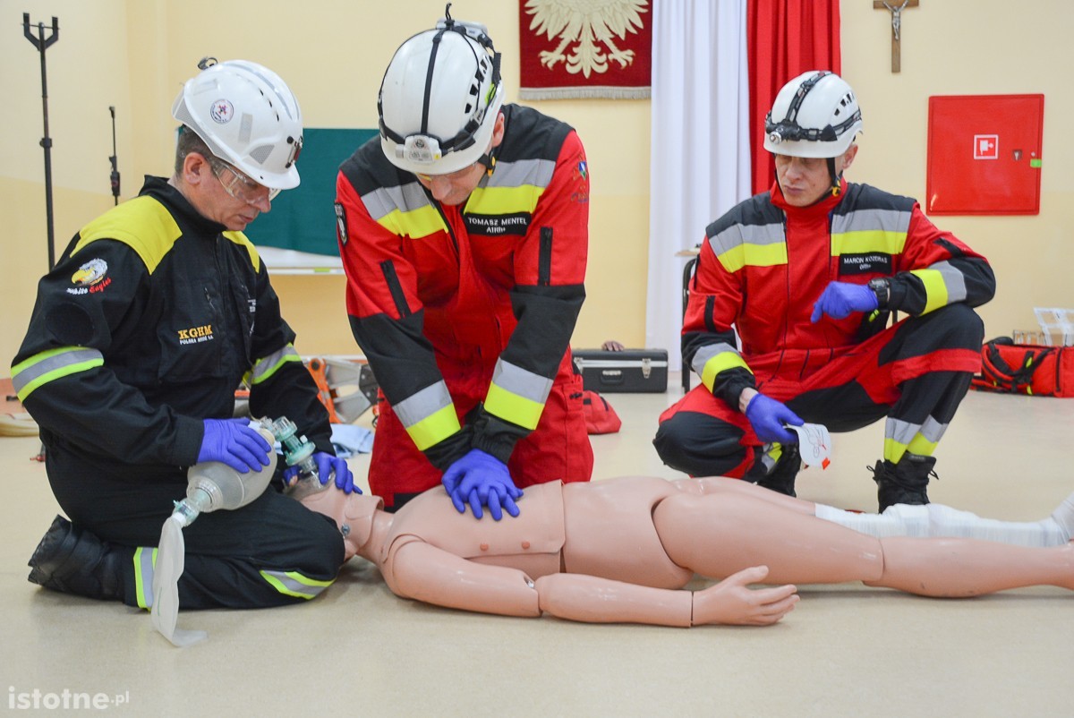 Ratownicy górniczy w „Mechaniku”