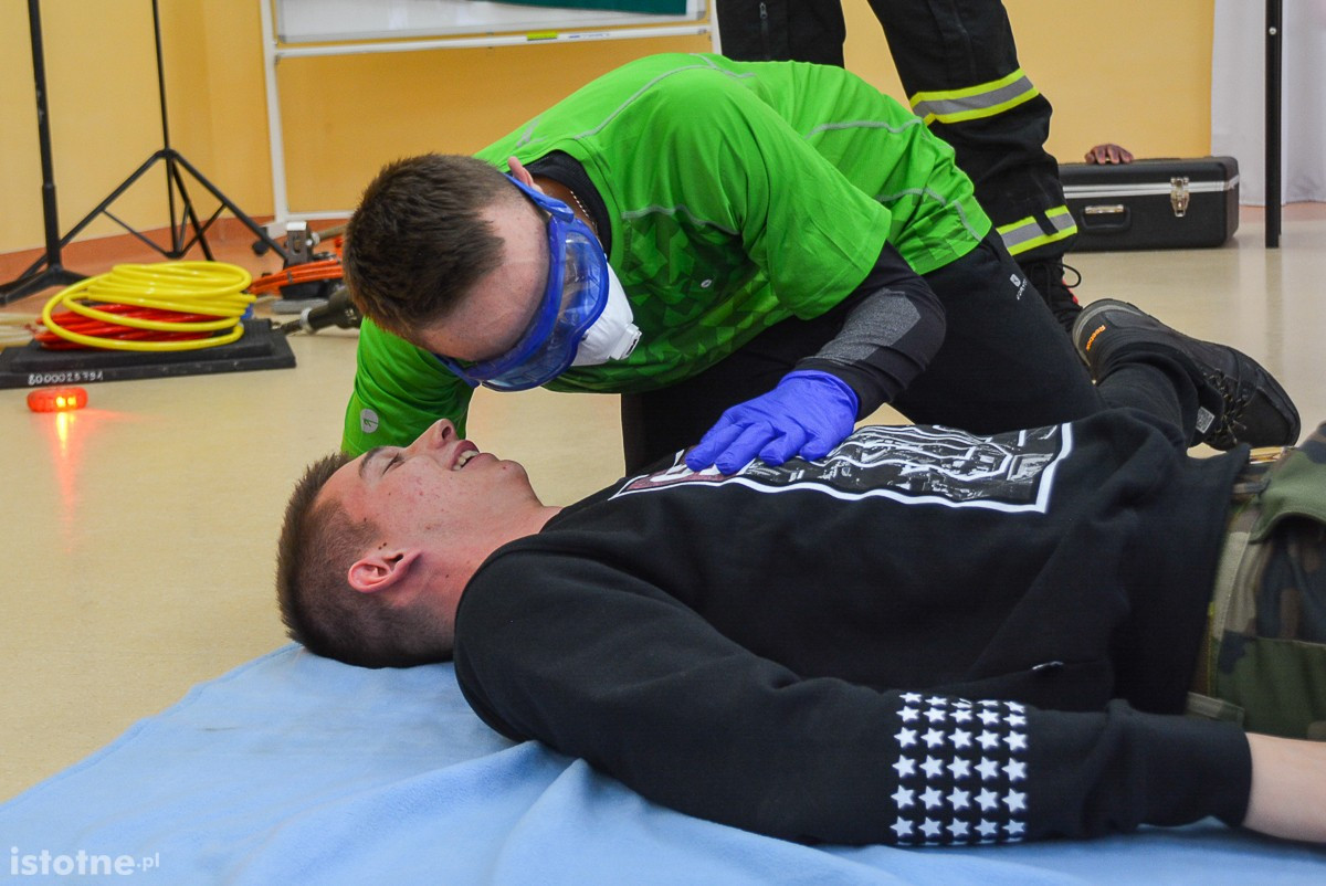 Ratownicy górniczy w „Mechaniku”