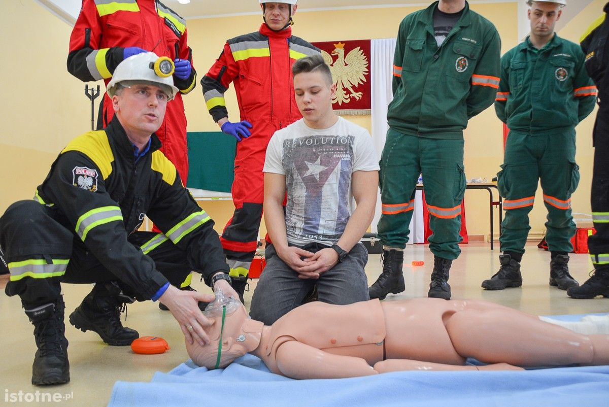 Ratownicy górniczy w „Mechaniku”