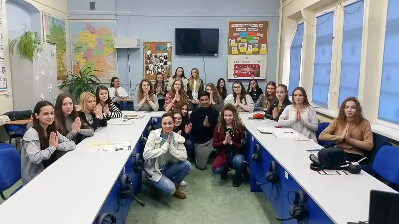 Chinka, Hindus i Ekwadorczyk w Zespole Szkół w Bolesławcu