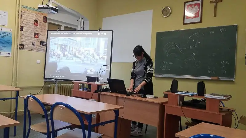 Chinka, Hindus i Ekwadorczyk w Zespole Szkół w Bolesławcu